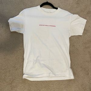 WNRS Small Graphic Tshirt (We’re Not Really Strangers)